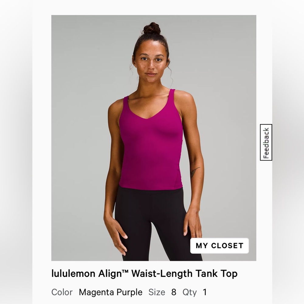 Lululemon align tank top